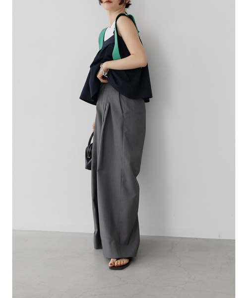 【セール】cup-in recycled fabric american sleeve tops（タンクトップ）｜Katrin TOKYO（カトリーントーキョー）