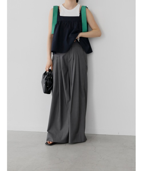 【セール】cup-in recycled fabric american sleeve tops（タンクトップ）｜Katrin TOKYO（カトリーントーキョー）