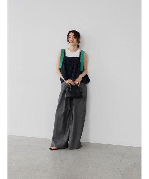 【セール】cup-in recycled fabric american sleeve tops（タンクトップ）｜Katrin TOKYO（カトリーントーキョー）