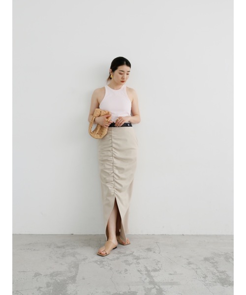 【セール】cup-in recycled fabric american sleeve tops（タンクトップ）｜Katrin TOKYO（カトリーントーキョー）