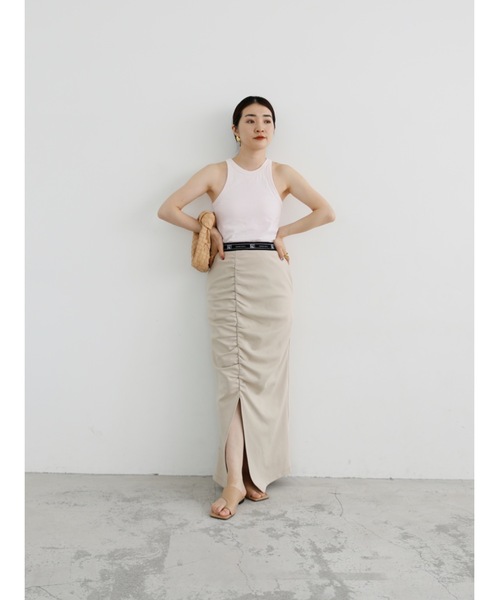 【セール】cup-in recycled fabric american sleeve tops（タンクトップ）｜Katrin TOKYO（カトリーントーキョー）