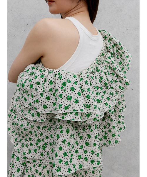 【セール】cup-in recycled fabric american sleeve tops（タンクトップ）｜Katrin TOKYO（カトリーントーキョー）