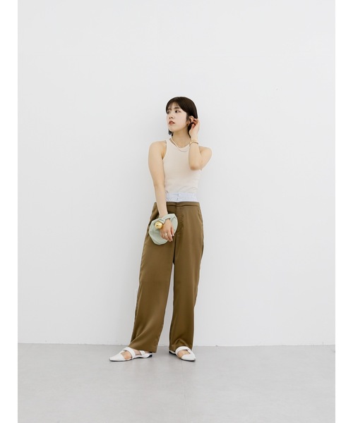 【セール】cup-in recycled fabric american sleeve tops（タンクトップ）｜Katrin TOKYO（カトリーントーキョー）