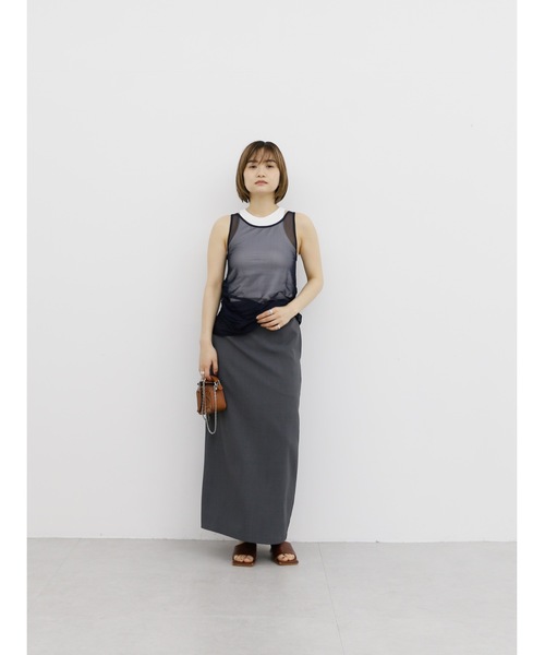 【セール】cup-in recycled fabric american sleeve tops（タンクトップ）｜Katrin TOKYO（カトリーントーキョー）