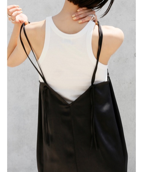 【セール】cup-in recycled fabric american sleeve tops（タンクトップ）｜Katrin TOKYO（カトリーントーキョー）