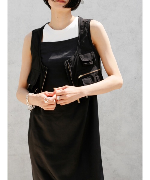 【セール】cup-in recycled fabric american sleeve tops（タンクトップ）｜Katrin TOKYO（カトリーントーキョー）
