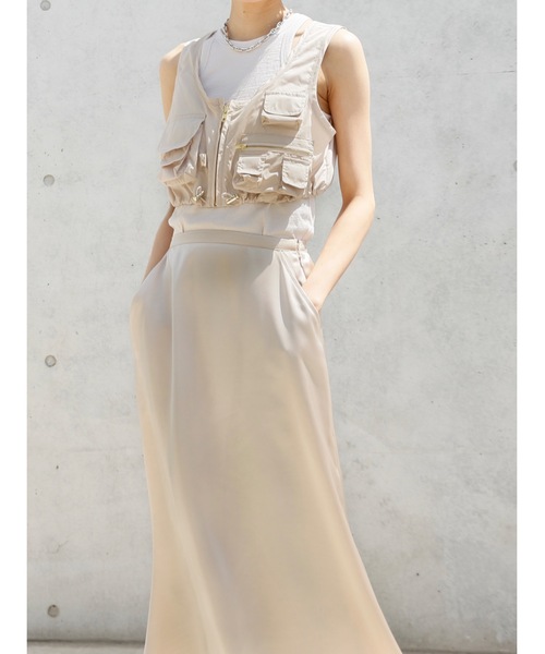 【セール】cup-in recycled fabric american sleeve tops（タンクトップ）｜Katrin TOKYO（カトリーントーキョー）