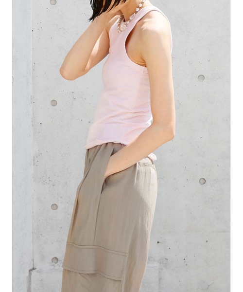 【セール】cup-in recycled fabric american sleeve tops（タンクトップ）｜Katrin TOKYO（カトリーントーキョー）