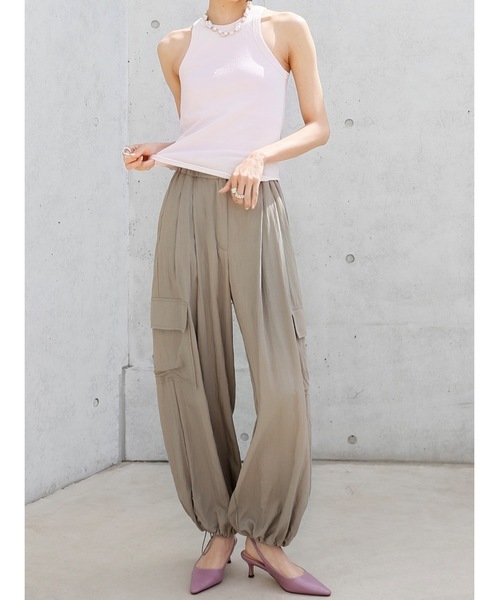 【セール】cup-in recycled fabric american sleeve tops（タンクトップ）｜Katrin TOKYO（カトリーントーキョー）