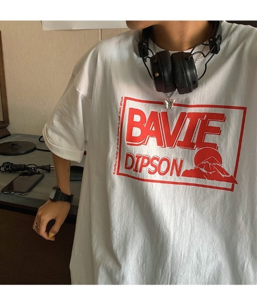 DEVICE(デバイス)の「BOXデザイン グラフィック プリント カラー 半袖 Tシャツ(Tシャツ/カットソー・レディース・ブラック/ホワイト・FREE)」の10枚目の写真