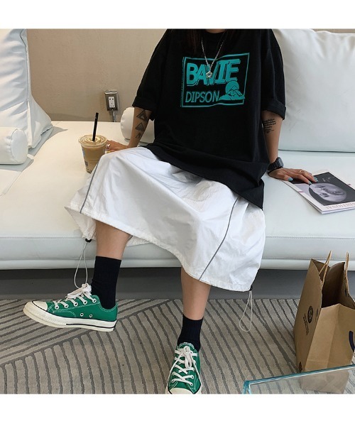 DEVICE(デバイス)の「BOXデザイン グラフィック プリント カラー 半袖 Tシャツ(Tシャツ/カットソー・レディース・ブラック/ホワイト・FREE)」の17枚目の写真