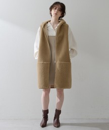 新品 定価35200円 ウィムガゼット 24ss 春夏 ノースリーブ ベスト ロングパイルノースリーブプルオーバー | Whim Gazette(ウィム