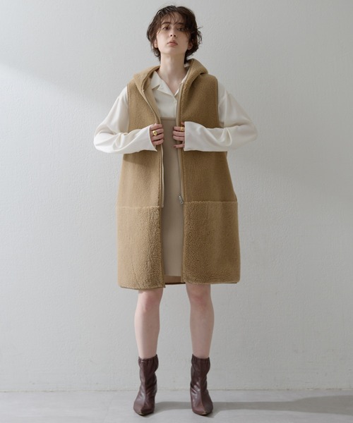 Whim Gazette ベスト 【THE PAUSE】ワークロングジレ : ZOZOTOWN
