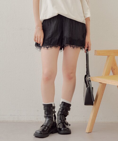 Chico(チコ)の「レースショートパンツ(その他パンツ・レディース・アイボリー/カーキ/ブラック・FREE)」の22枚目の写真