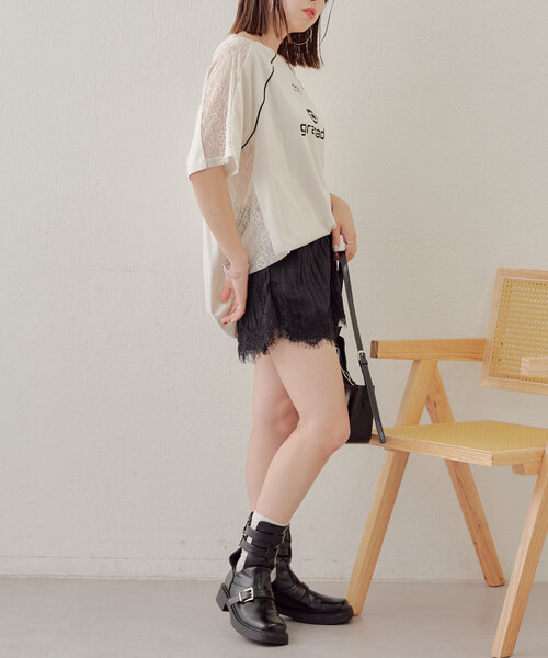 Chico(チコ)の「レースショートパンツ(その他パンツ・レディース・アイボリー/カーキ/ブラック・FREE)」の20枚目の写真