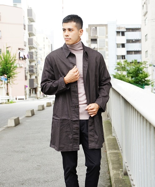 WESTSEA（ウエストシー）の「12G シープカシミヤタッチ 天竺タートルネックニット（ニット/セーター・メンズ・ブラウン/チャコール/ブルーグレー/ライラック/グレイッシュベージュ/ブラック/オフホワイト・M/XL/L）」の17枚目の写真