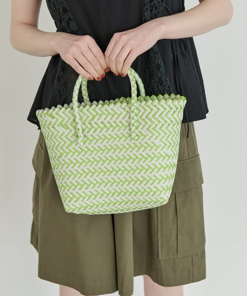 Crisp（クリスプ）の「メルカドバッグ（ハンドバッグ・レディース・ミント/ネイビー/オレンジ・FREE）」の14枚目の写真