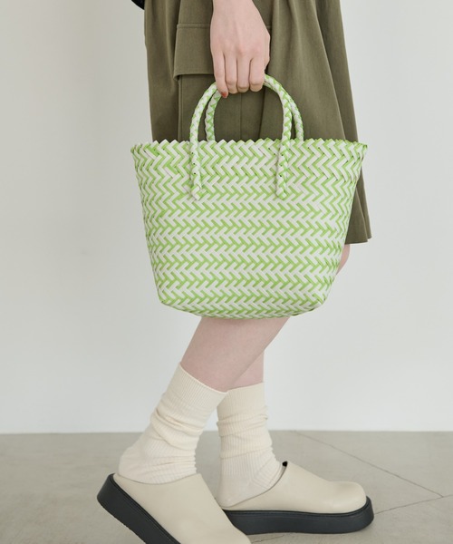 Crisp（クリスプ）の「メルカドバッグ（ハンドバッグ・レディース・ミント/ネイビー/オレンジ・FREE）」の15枚目の写真