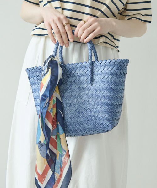 Crisp（クリスプ）の「メルカドバッグ（ハンドバッグ・レディース・ミント/ネイビー/オレンジ・FREE）」の18枚目の写真