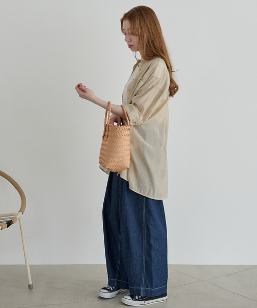 Crisp（クリスプ）の「メルカドバッグ（ハンドバッグ・レディース・ミント/ネイビー/オレンジ・FREE）」の20枚目の写真