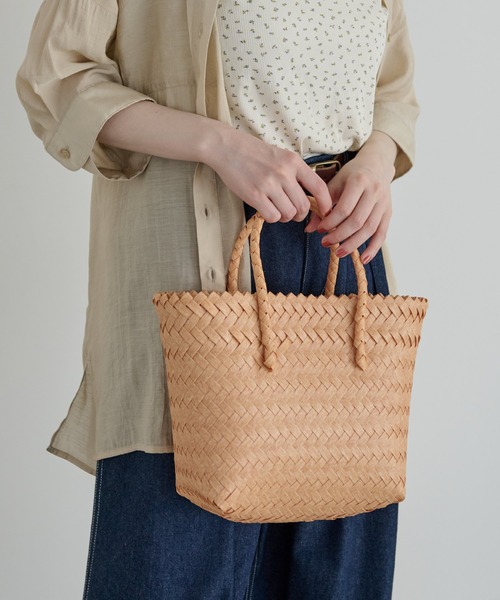 Crisp（クリスプ）の「メルカドバッグ（ハンドバッグ・レディース・ミント/ネイビー/オレンジ・FREE）」の21枚目の写真