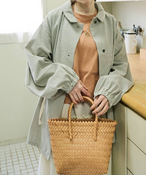 Crisp（クリスプ）の「メルカドバッグ（ハンドバッグ・レディース・ミント/ネイビー/オレンジ・FREE）」の4枚目の写真