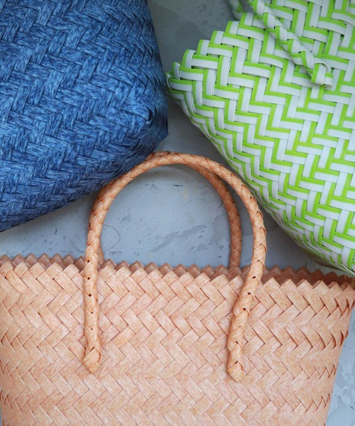 Crisp（クリスプ）の「メルカドバッグ（ハンドバッグ・レディース・ミント/ネイビー/オレンジ・FREE）」の6枚目の写真