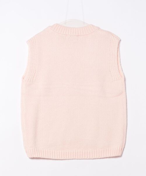 DONOBAN（ドノバン）の「ニットベスト（ベスト・レディース・ピンク/ブルー・ONE）」の3枚目の写真