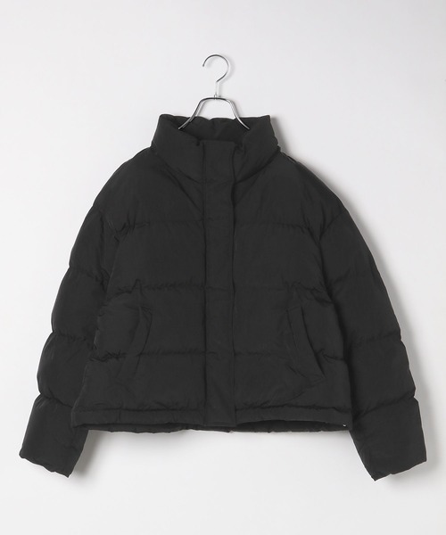 LEPSIM（レプシィム）の「エアサーマルスタンドネックジャケット　116903（ダウンジャケット/コート・レディース・ライトベージュ/ブラック/グレー・TALL/FREE）」の2枚目の写真