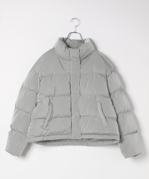 LEPSIM（レプシィム）の「エアサーマルスタンドネックジャケット　116903（ダウンジャケット/コート・レディース・ライトベージュ/ブラック/グレー・TALL/FREE）」の20枚目の写真