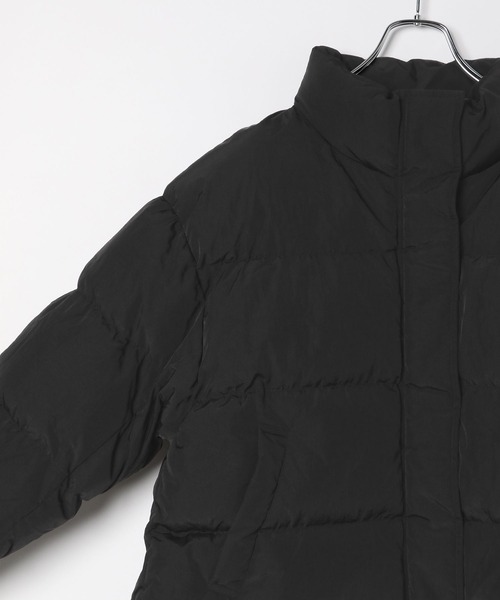 LEPSIM（レプシィム）の「エアサーマルスタンドネックジャケット　116903（ダウンジャケット/コート・レディース・ライトベージュ/ブラック/グレー・TALL/FREE）」の14枚目の写真