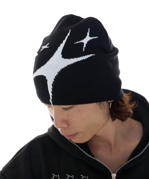 ROOPTOKYO(ループトウキョウ)の「アソートビーニー(ニットキャップ/ビーニー・メンズ・グレー/ブラック・FREE)」の5枚目の写真