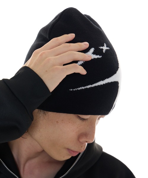 ROOPTOKYO(ループトウキョウ)の「アソートビーニー(ニットキャップ/ビーニー・メンズ・グレー/ブラック・FREE)」の6枚目の写真