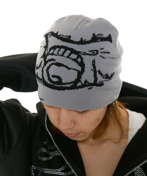 ROOPTOKYO(ループトウキョウ)の「アソートビーニー(ニットキャップ/ビーニー・メンズ・グレー/ブラック・FREE)」の9枚目の写真