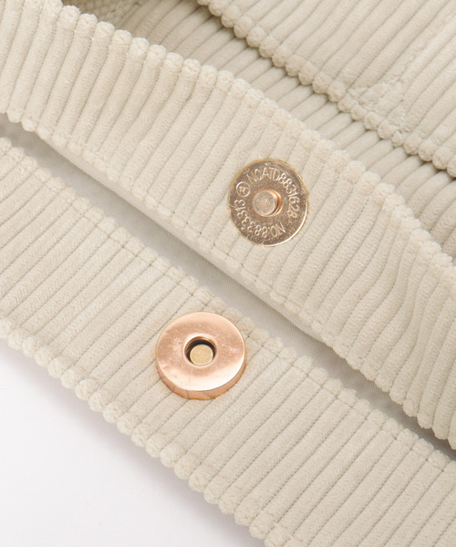 ikka(イッカ)の「コーデュロイビッグトートバッグ(トートバッグ・レディース・ブラック/オフホワイト/グレー・FREE)」の14枚目の写真