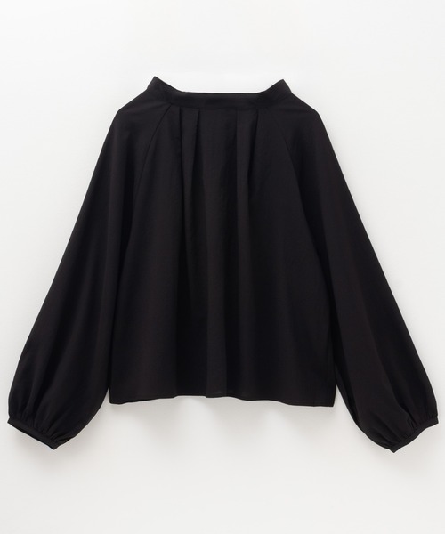 HusHusH（ハッシュアッシュ）の「HusHusH 2WAY ヴィンテージサテン プルオーバーブラウス（シャツ/ブラウス・レディース・グレイッシュベージュ/ブラック/サックスブルー系・M/L）」の15枚目の写真