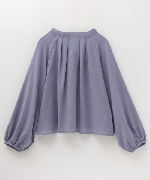 HusHusH（ハッシュアッシュ）の「HusHusH 2WAY ヴィンテージサテン プルオーバーブラウス（シャツ/ブラウス・レディース・グレイッシュベージュ/ブラック/サックスブルー系・M/L）」の17枚目の写真