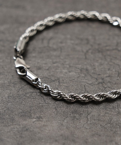 CRIMIE ロープバングル ブレスレット パイプロープ チェーン ブレスレット / Pipe rope chain bracelet