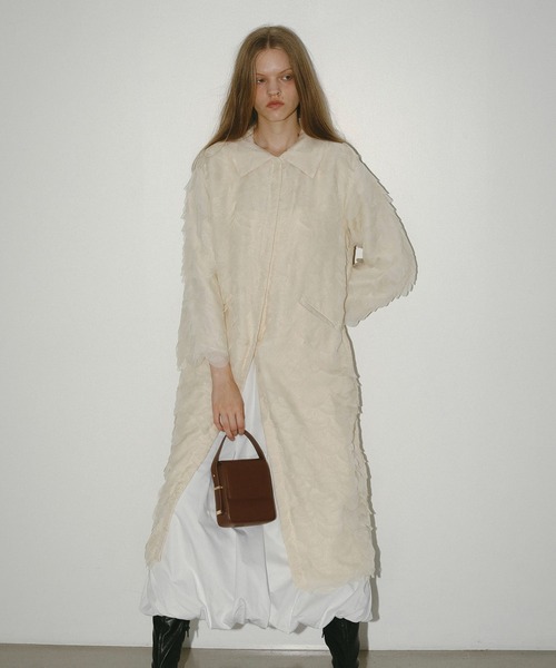 EFOLE（エフォル）の「Micro mini handbag/マイクロ ミニ ハンドバッグ（ハンドバッグ・レディース・オフホワイト/ブラウン・FREE）」の15枚目の写真