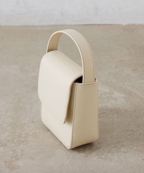 EFOLE（エフォル）の「Micro mini handbag/マイクロ ミニ ハンドバッグ（ハンドバッグ・レディース・オフホワイト/ブラウン・FREE）」の3枚目の写真