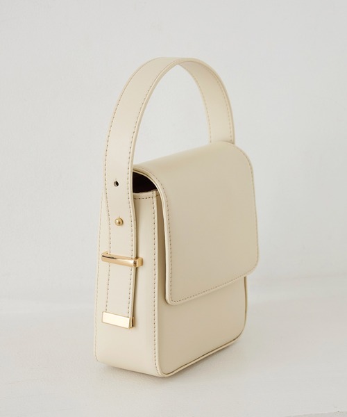 EFOLE（エフォル）の「Micro mini handbag/マイクロ ミニ ハンドバッグ（ハンドバッグ・レディース・オフホワイト/ブラウン・FREE）」の5枚目の写真