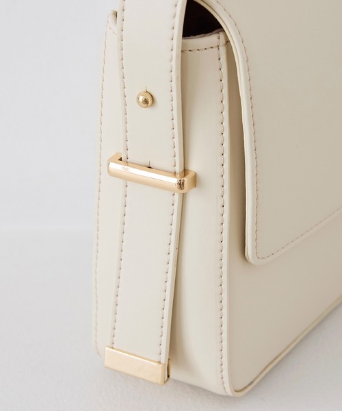 EFOLE（エフォル）の「Micro mini handbag/マイクロ ミニ ハンドバッグ（ハンドバッグ・レディース・オフホワイト/ブラウン・FREE）」の13枚目の写真