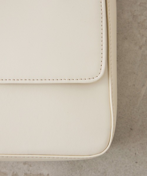 EFOLE（エフォル）の「Micro mini handbag/マイクロ ミニ ハンドバッグ（ハンドバッグ・レディース・オフホワイト/ブラウン・FREE）」の10枚目の写真