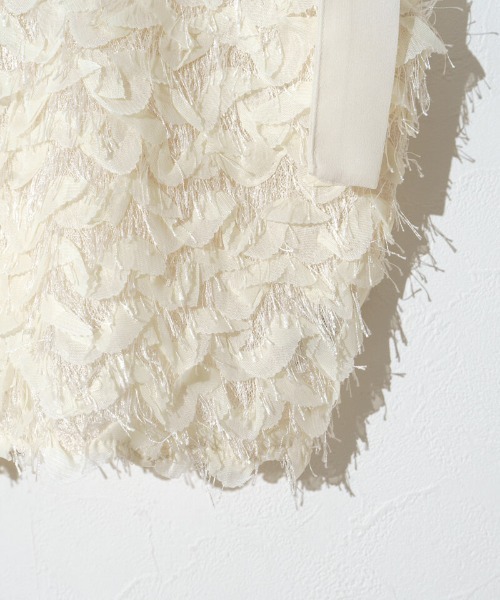 flower(フラワー)の「フラッフリボンビスチェ(キャミソール・レディース・ブラウン/アイボリー・FREE)」の9枚目の写真