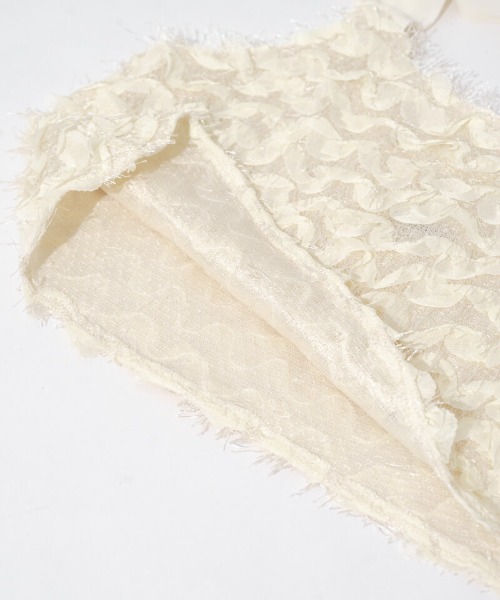 flower(フラワー)の「フラッフリボンビスチェ(キャミソール・レディース・ブラウン/アイボリー・FREE)」の10枚目の写真