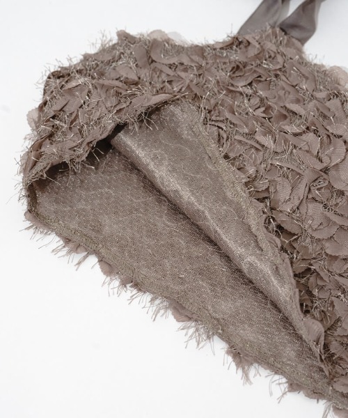 flower(フラワー)の「フラッフリボンビスチェ(キャミソール・レディース・ブラウン/アイボリー・FREE)」の16枚目の写真