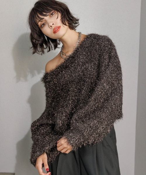 ジィーページ♡ Graphpaper / High Gauge L/S Oversized High Neck Knit | 公式