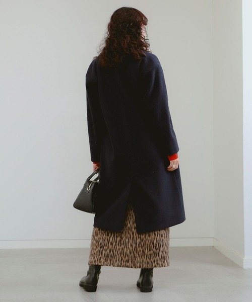 B:MING by BEAMS(ビーミングバイビームス)の「ノーカラー コート(S~M)(ノーカラーコート・レディース・ブラック系その他2/ブラウン系その他4/ネイビー・SMALL/MEDIUM)」の11枚目の写真