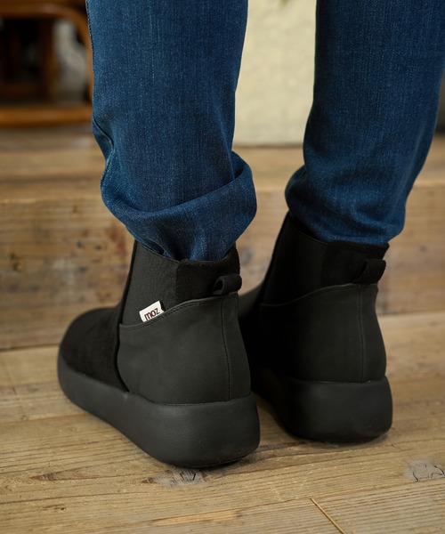 moz（モズ）の「moz(モズ)サイドゴア フェイクスウェードショート