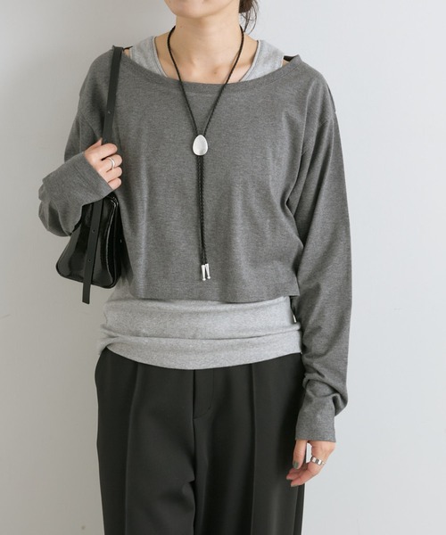 RIVE DROITE（リヴドロワ）の「【存在感抜群】LOOP TIE（ネックレス・レディース・シルバー・FREE）」の4枚目の写真